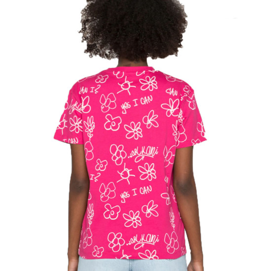 Karl Kani Γυναικεία κοντομάνικη μπλούζα Signature Flower Tee